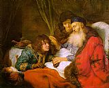 Isaac Blessing Jacob by Govert Teunisz Flinck
